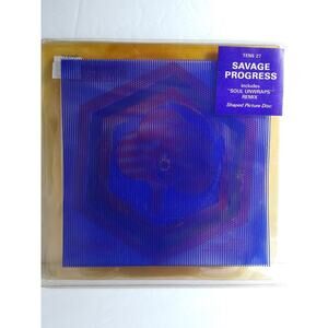 Savage Progress - Burning Bush 7" Square Shaped Picture Disc Single 1984